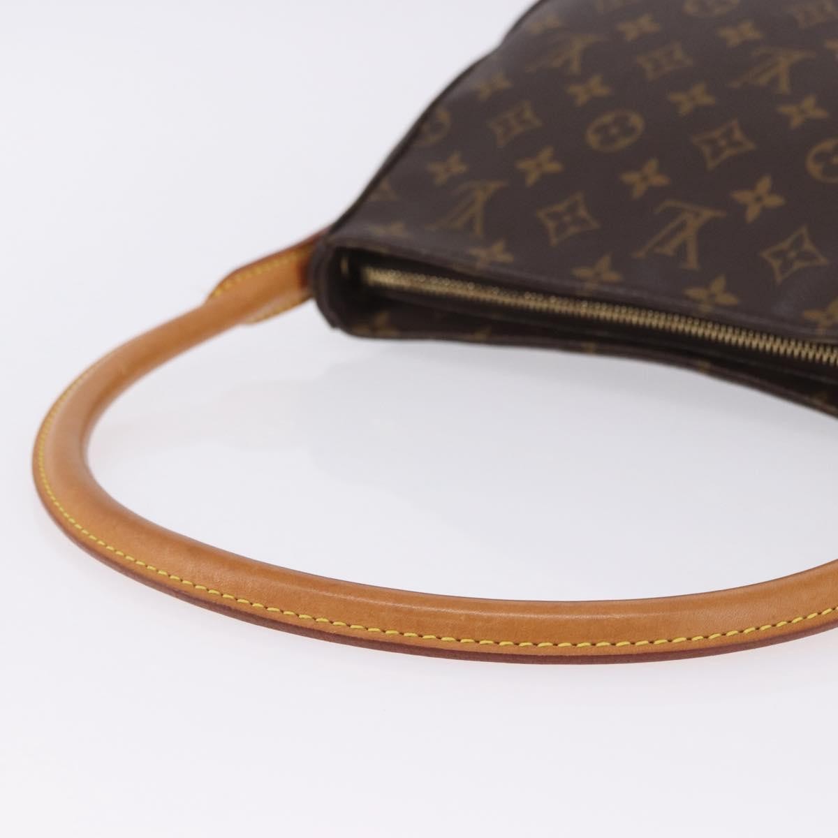 Louis Vuitton Looping Monogram Canvas Brown Canvas Handbag (Pre-Owned)