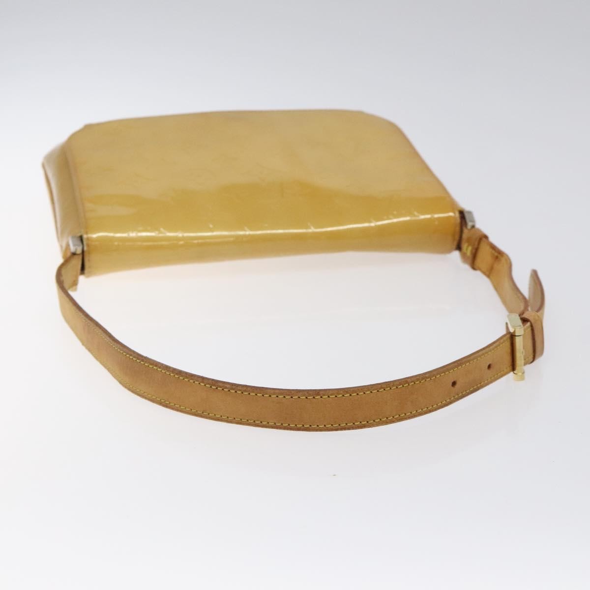 Louis Vuitton Thompson Street Monogram Vernis Beige Patent_Leather Shoulder Bag Bag (Pre-Owned)
