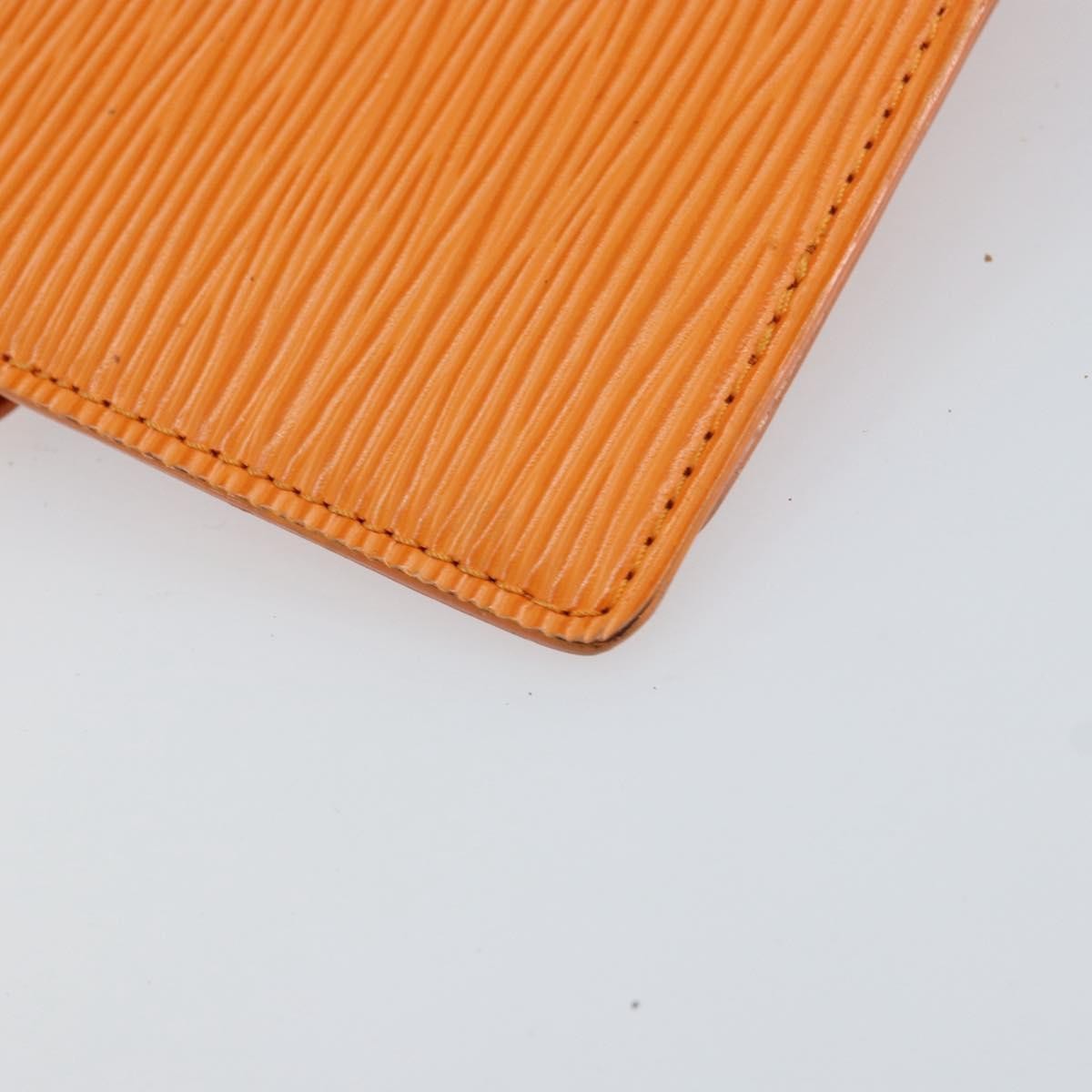 Louis Vuitton Agenda Cover Epi Leather Orange Leather Wallets Accessory (Pre-Owned)
