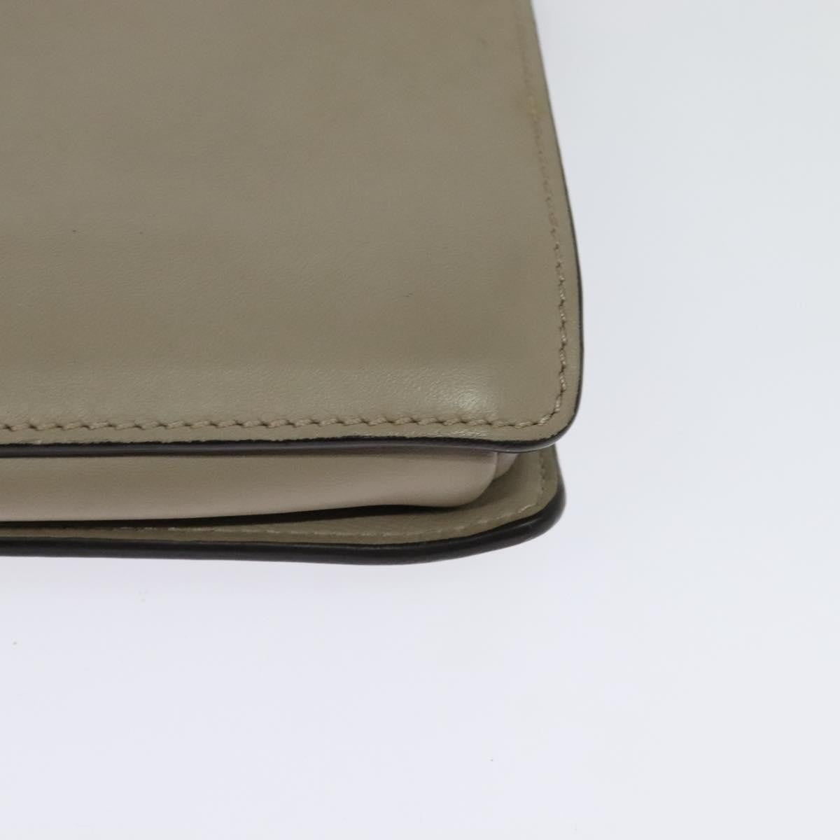 Chloe Faye Leather And Suede Beige Leather Bag (Pre-Owned)