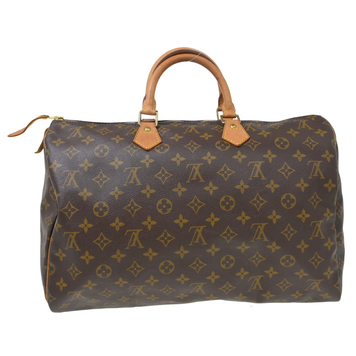 Louis Vuitton Speedy Monogram Canvas Brown Canvas Handbag (Pre-Owned)