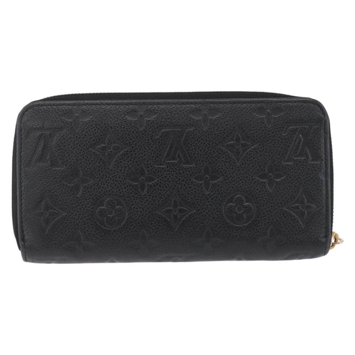 Louis Vuitton Portefeuille Zippy Monogramme Empreinte Monogramme Empreinte Black Leather Wallets Accessory (Pre-Owned)