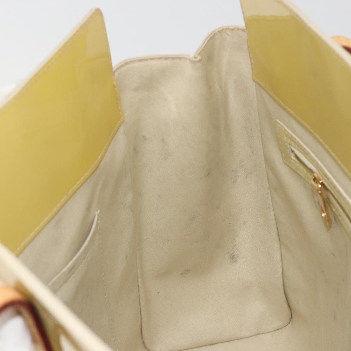 Louis Vuitton Catalina Monogram Vernis Yellow Patent_Leather Tote Bag Bag (Pre-Owned)