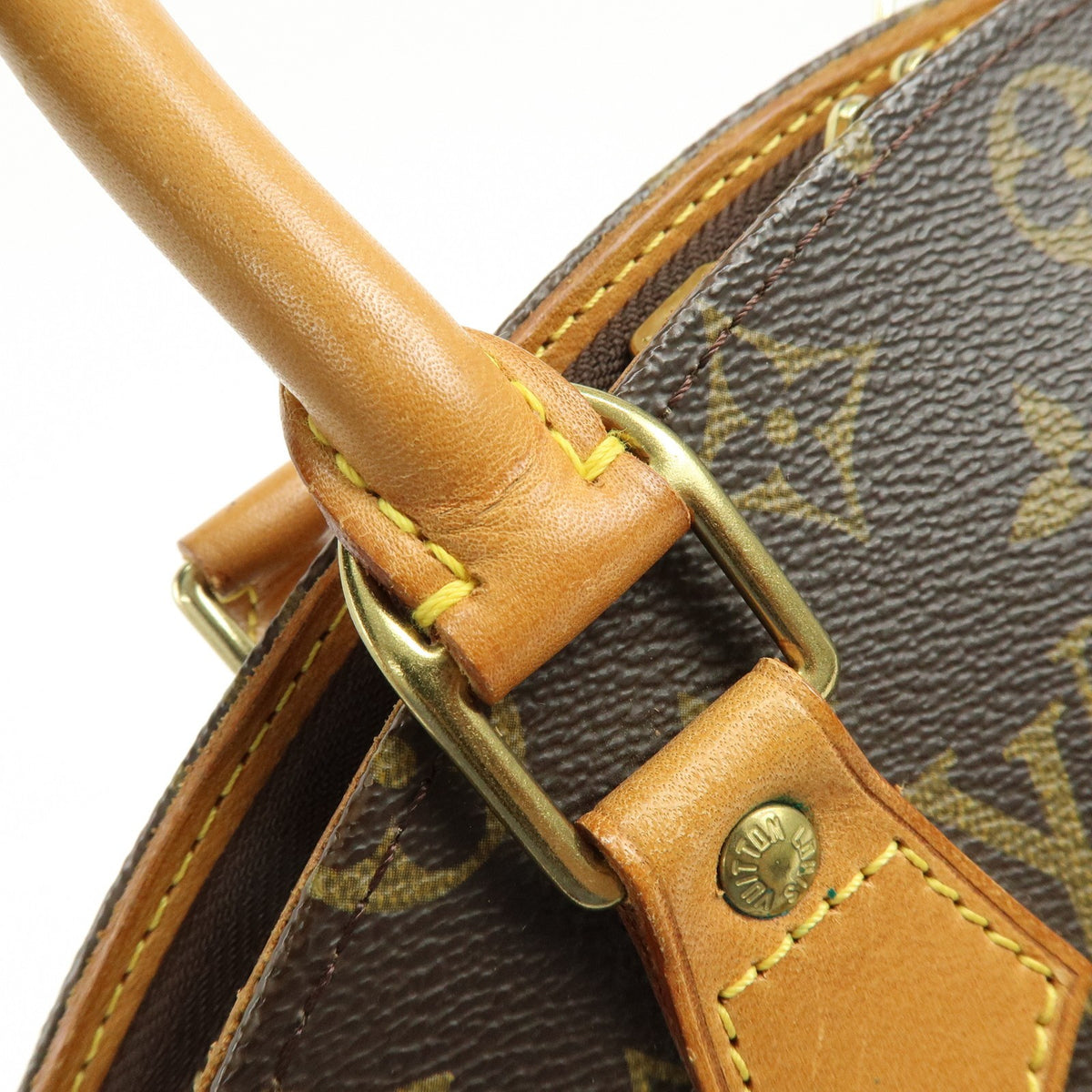 Louis Vuitton Ellipse Monogram Canvas Brown Canvas Handbag (Pre-Owned)