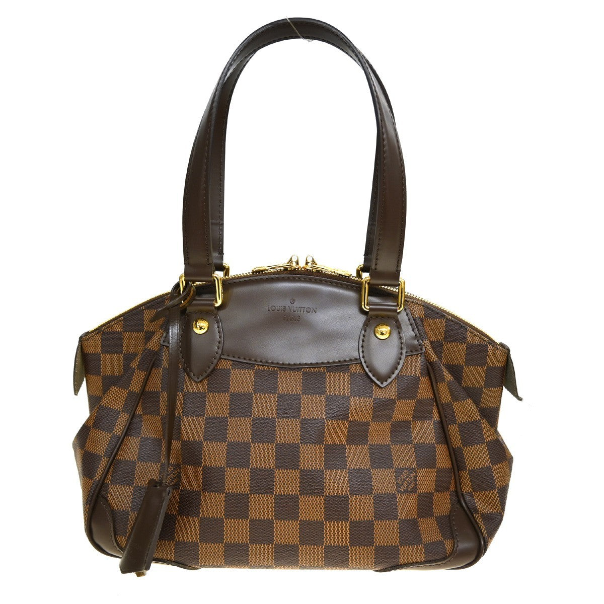 Louis Vuitton Verona Damier Ebene Brown Canvas Tote Bag Bag (Pre-Owned)