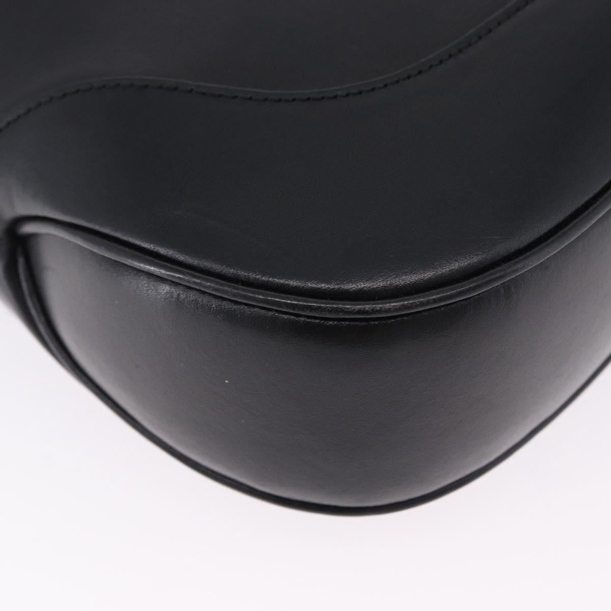 Gucci Jackie O Bouvier Hobo Leather Black Leather Shoulder Bag Bag (Pre-Owned)