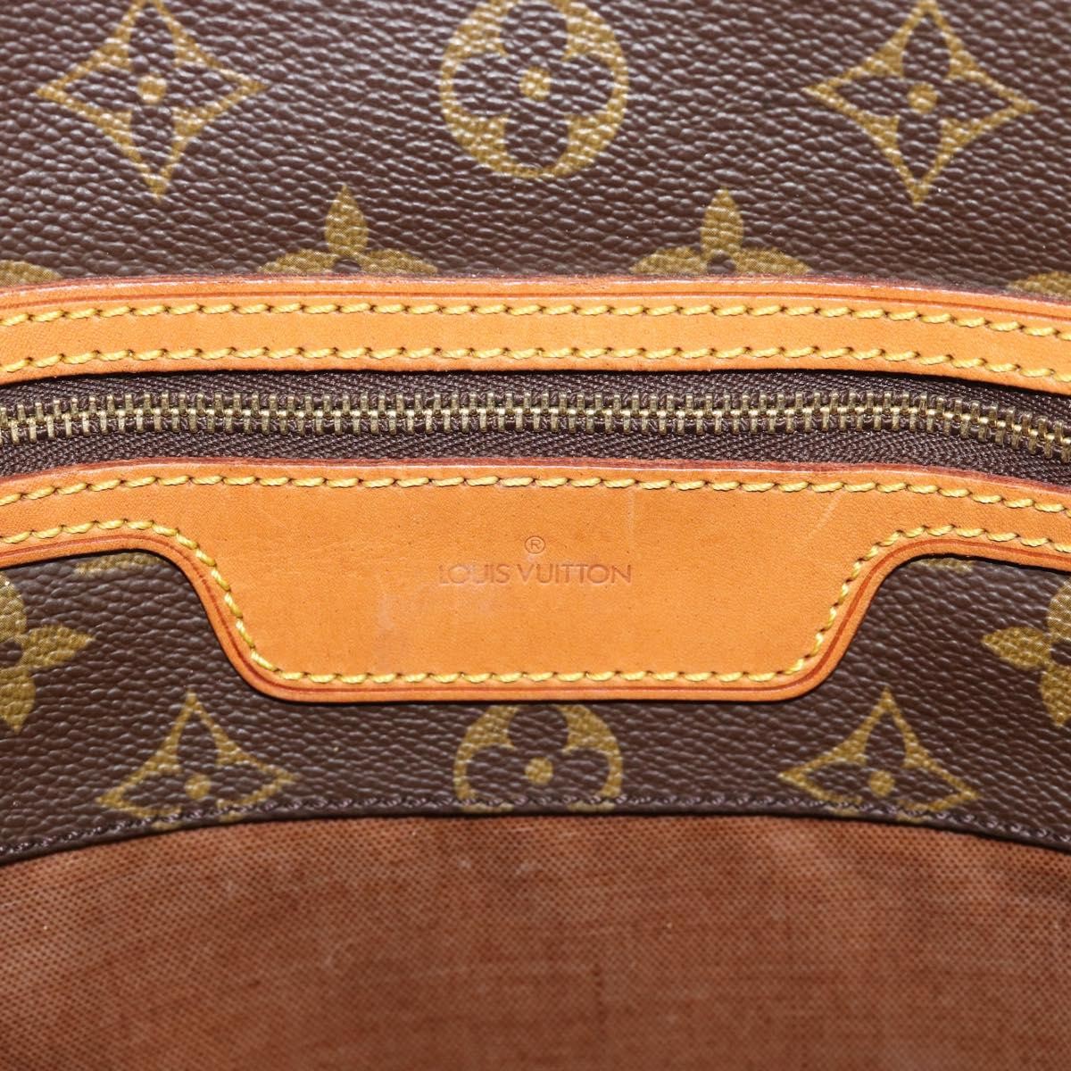 Louis Vuitton Shopping Sac Monogram Canvas Brown Canvas Handbag (Pre-Owned)