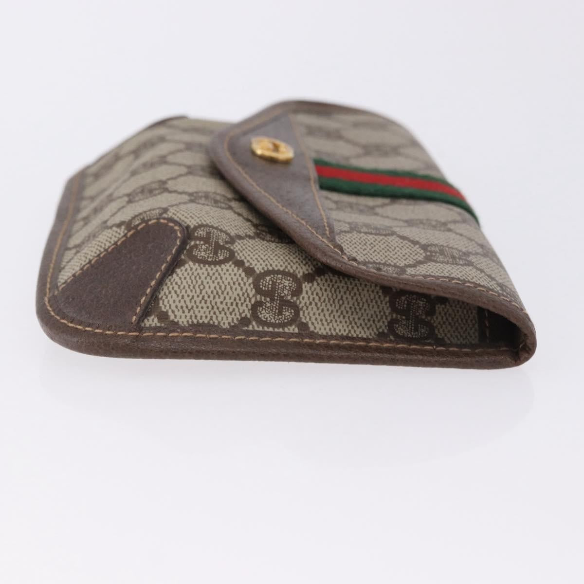 Gucci Sherry Line Canvas Beige Pvc Clutche & Pouche Bag (Pre-Owned)