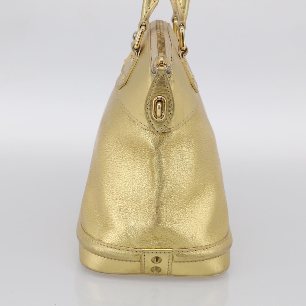 Louis Vuitton Suhali Lockit Leather Gold Leather Handbag (Pre-Owned)