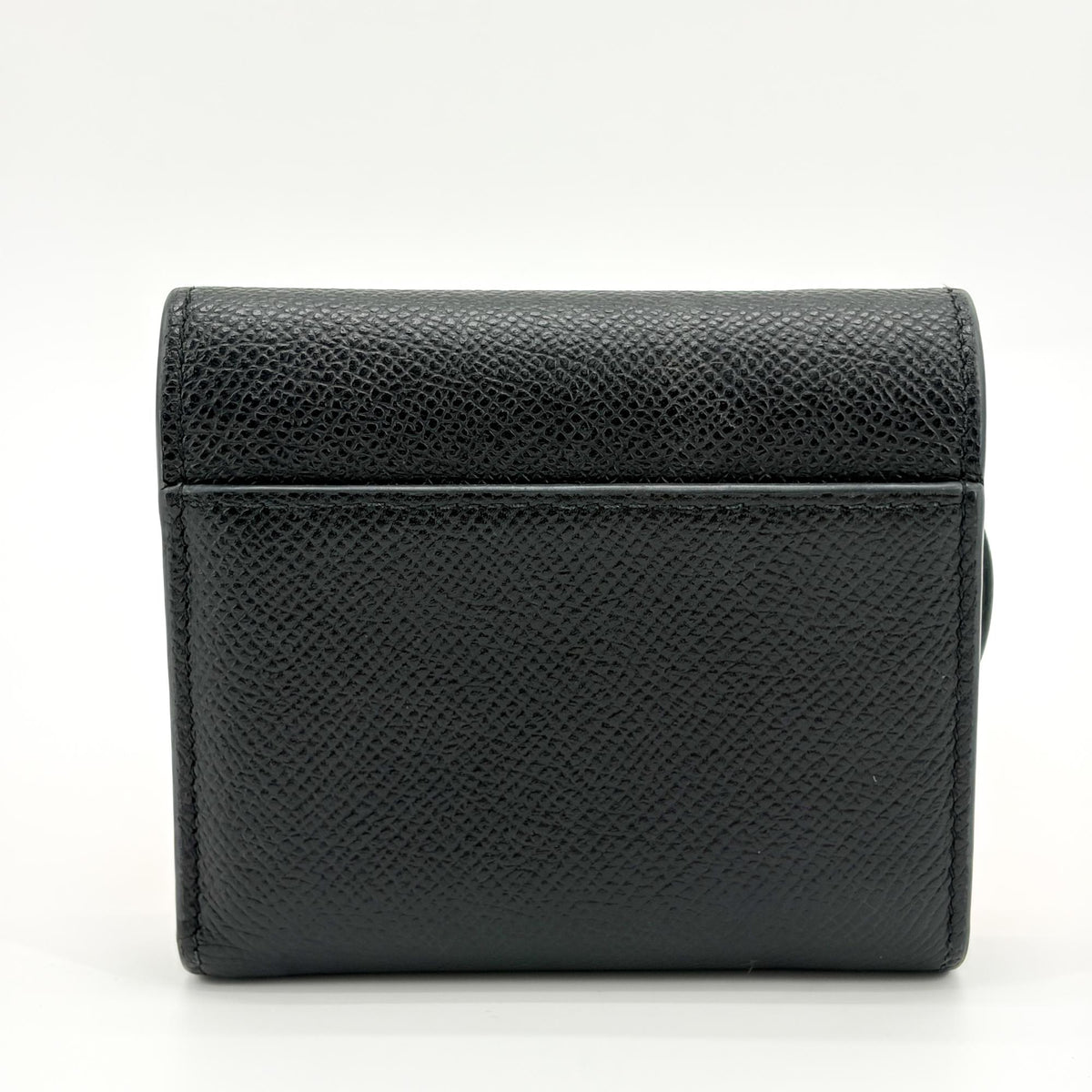 Christian Dior Saddle Lotus Leather Black Leather Wallets Accessory (Pre-Owned)