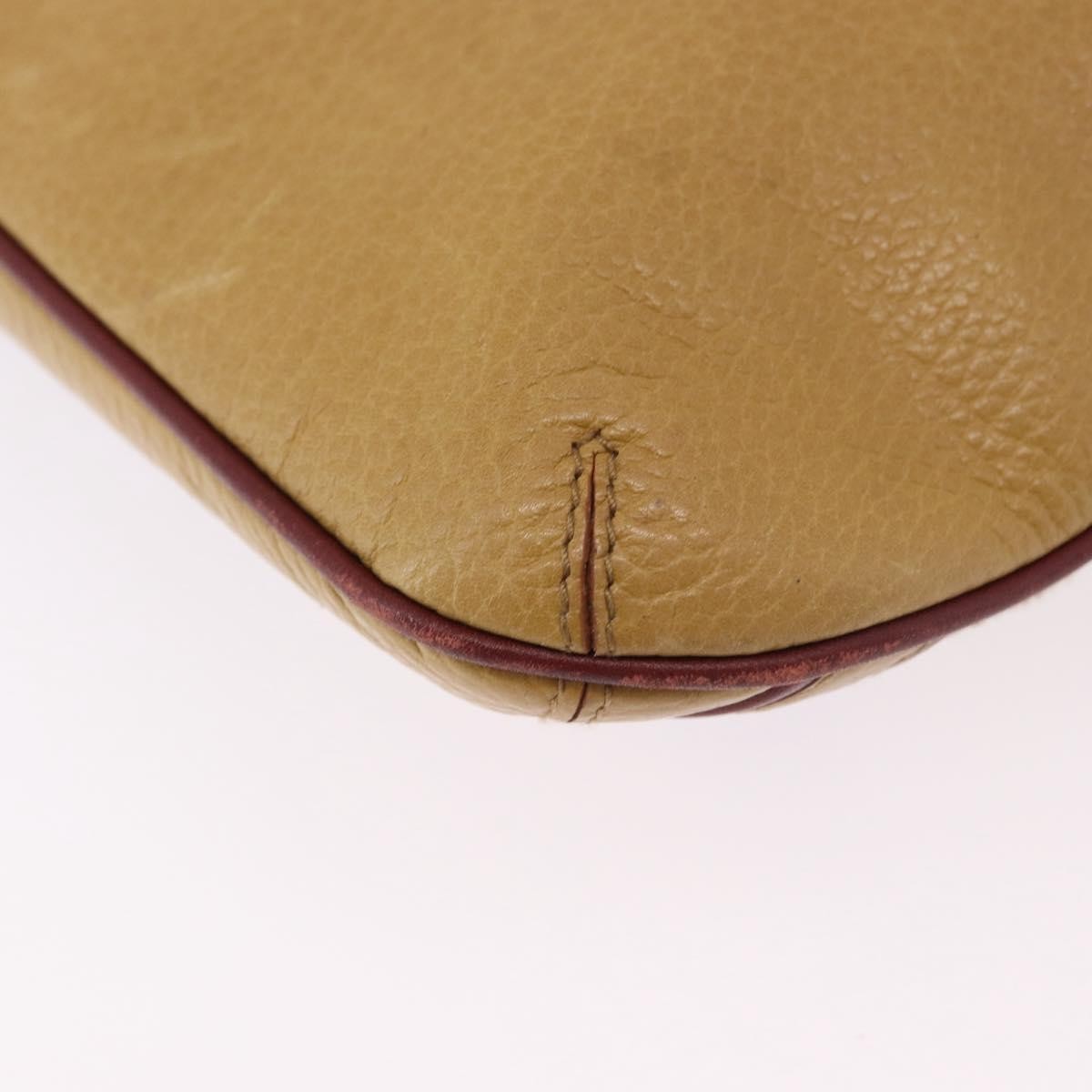 Cartier Tasseled Must De Cartier Leather Brown Leather Shoulder Bag Bag (Pre-Owned)
