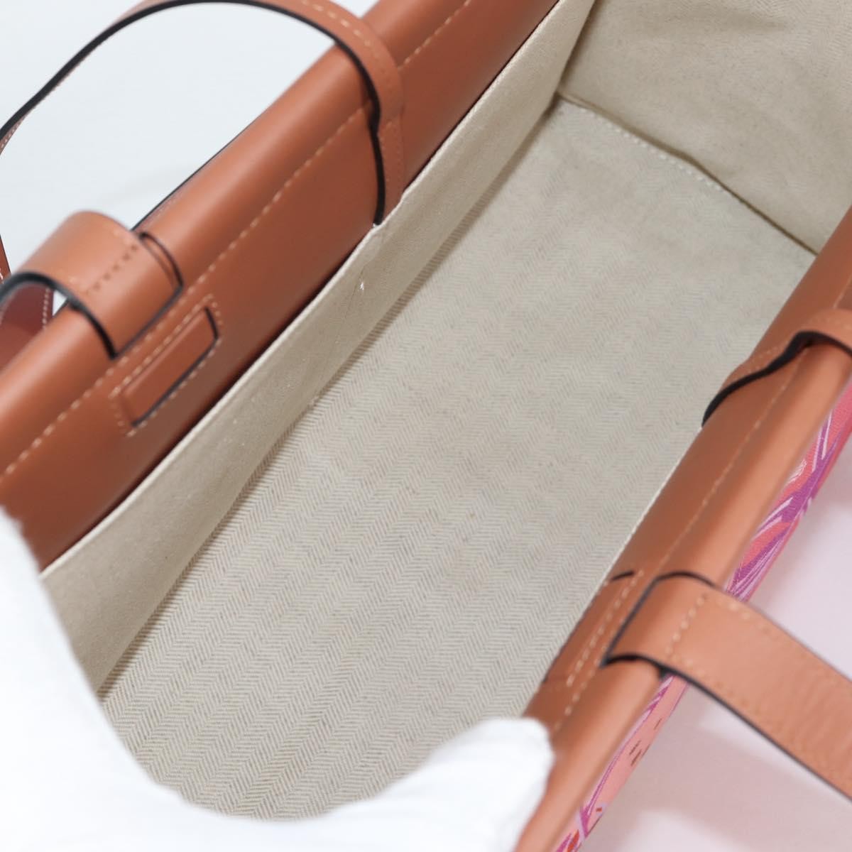 Loewe Paula's Ibiza Cushion Printed Canvas Pink Canvas Tote Bag Bag (Pre-Owned)