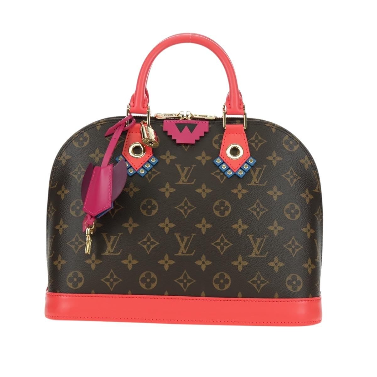 Louis Vuitton Alma Monogram Canvas Multicolour Canvas Handbag (Pre-Owned)