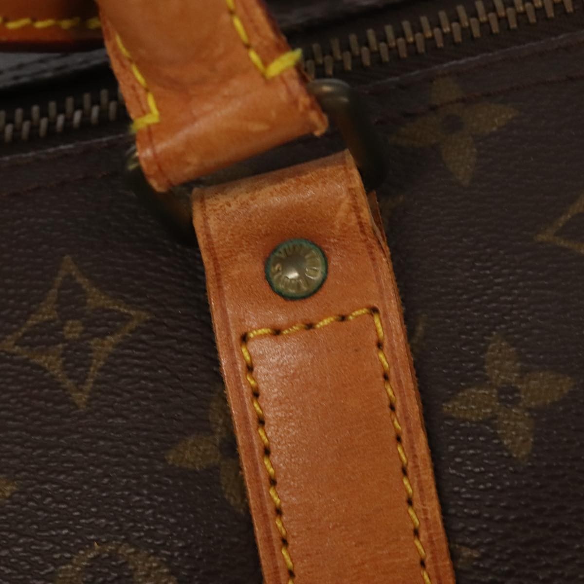 Louis Vuitton Keepall Monogram Canvas Brown Canvas Travel Bag Bag (Pre-Owned)