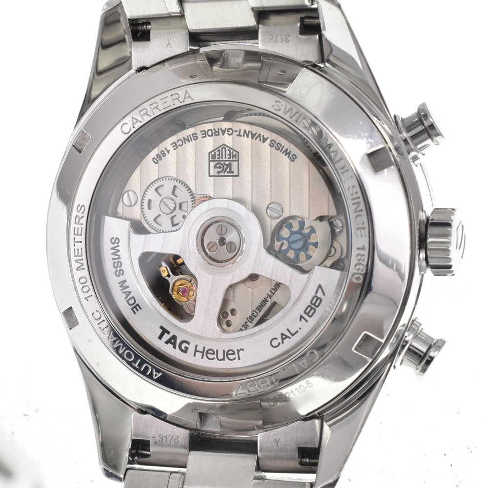 Tag Heuer Carrera Calibre 1887 Chronograph Automatic Stainless Steel And Ceramic Watch (Pre-Owned)