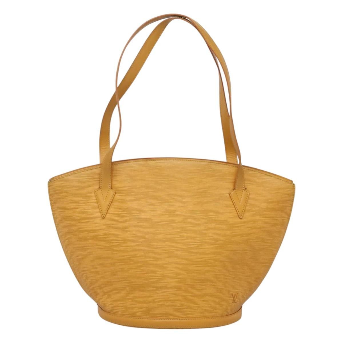 Louis Vuitton Saint Jacques Epi Leather Yellow Leather Shoulder Bag Bag (Pre-Owned)