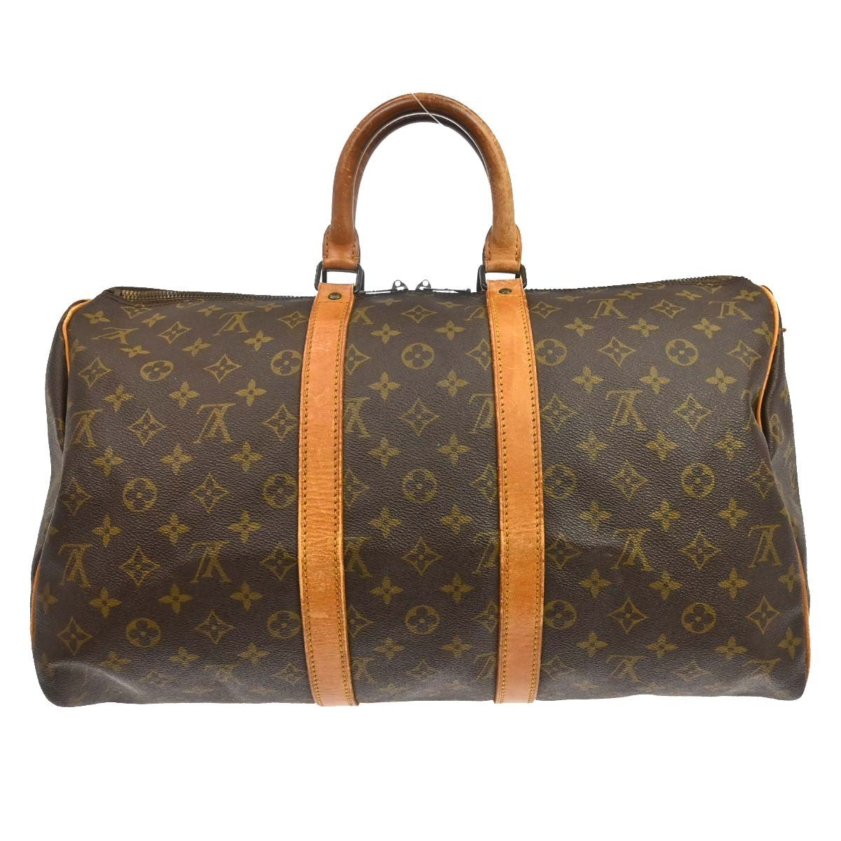 Louis Vuitton Keepall Monogram Canvas Brown Canvas Travel Bag Bag (Pre-Owned)