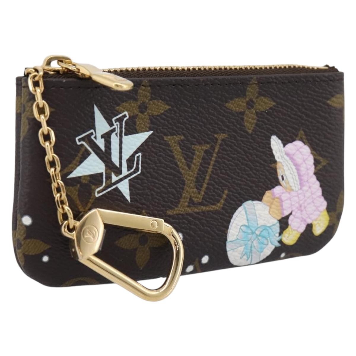 Louis Vuitton Pochette Clés Monogram Vivienne Brown Canvas Wallets Accessory (Pre-Owned)
