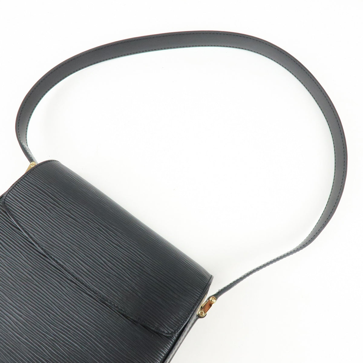Louis Vuitton Buci Epi Leather Black Leather Handbag (Pre-Owned)