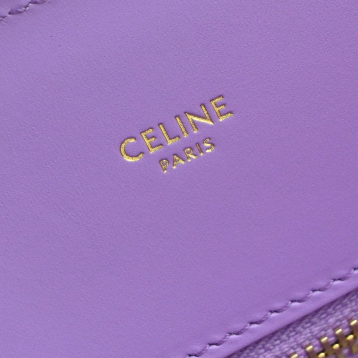 Celine Vertical Cabas Tote Canvas With Leather Purple Canvas Tote Bag Bag (Pre-Owned)