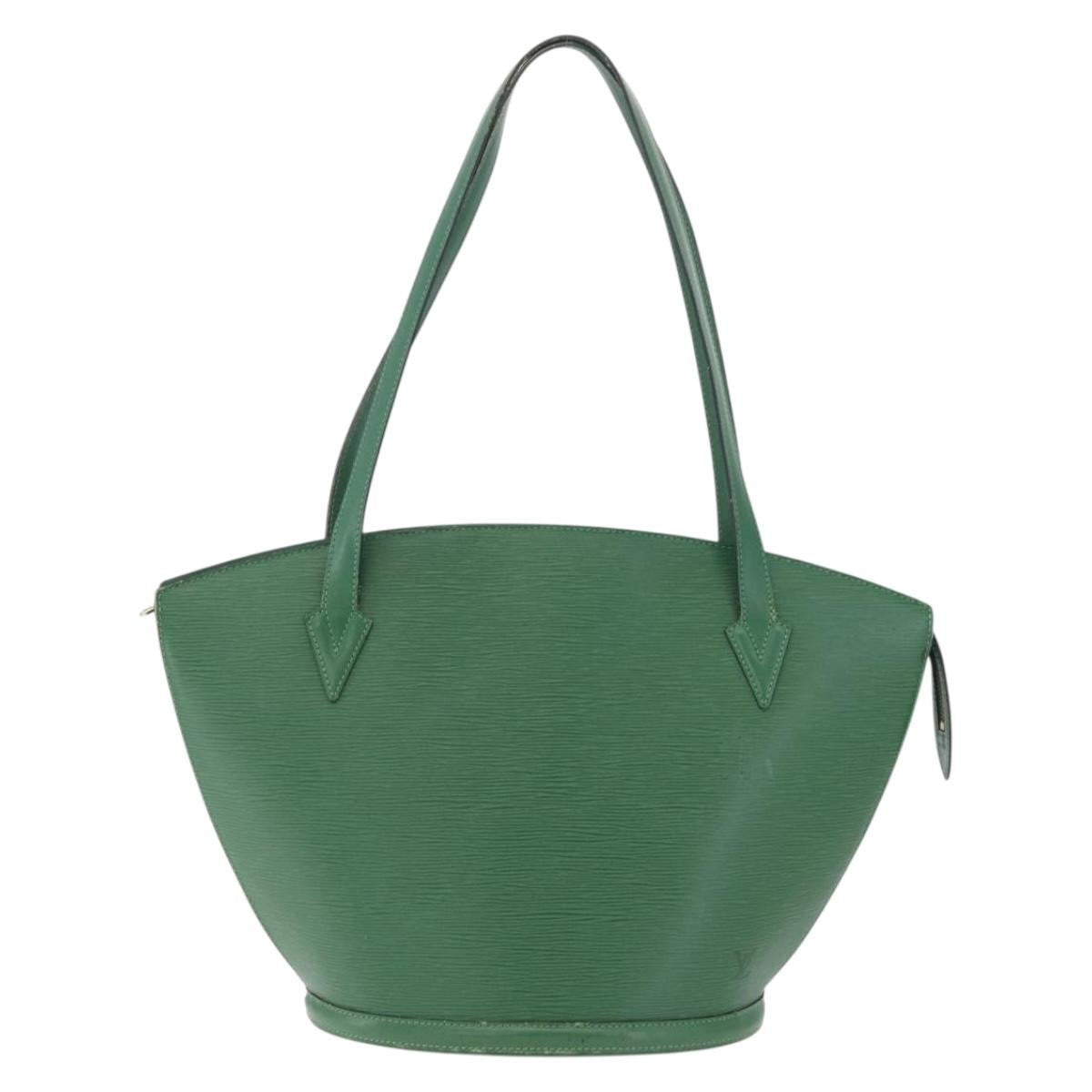 Louis Vuitton Saint Jacques Epi Leather Green Leather Handbag (Pre-Owned)