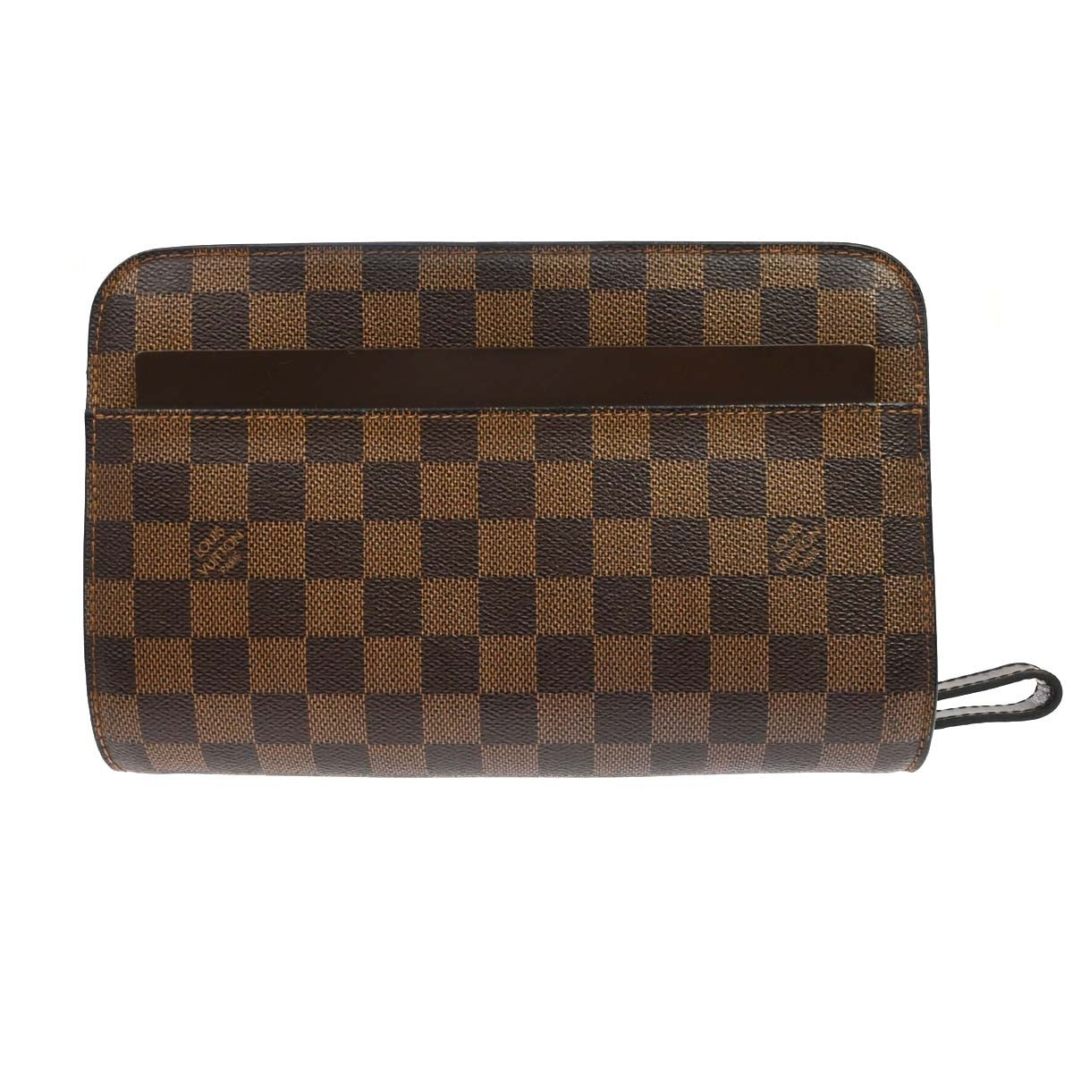 Louis Vuitton Pochette Saint Louis Damier Brown Canvas Clutche & Pouche Bag (Pre-Owned)