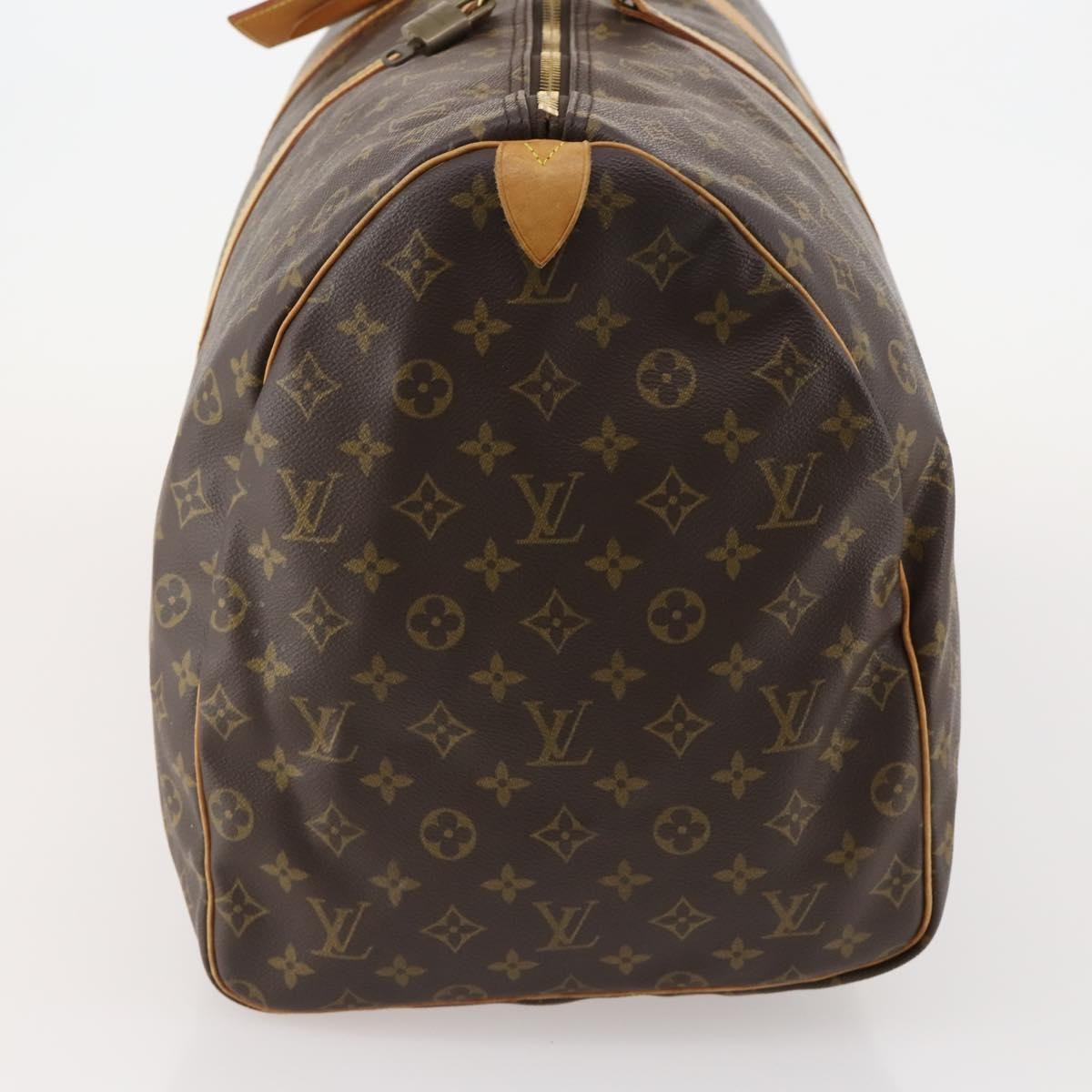 Louis Vuitton Keepall Monogram Canvas Brown Canvas Travel Bag Bag (Pre-Owned)