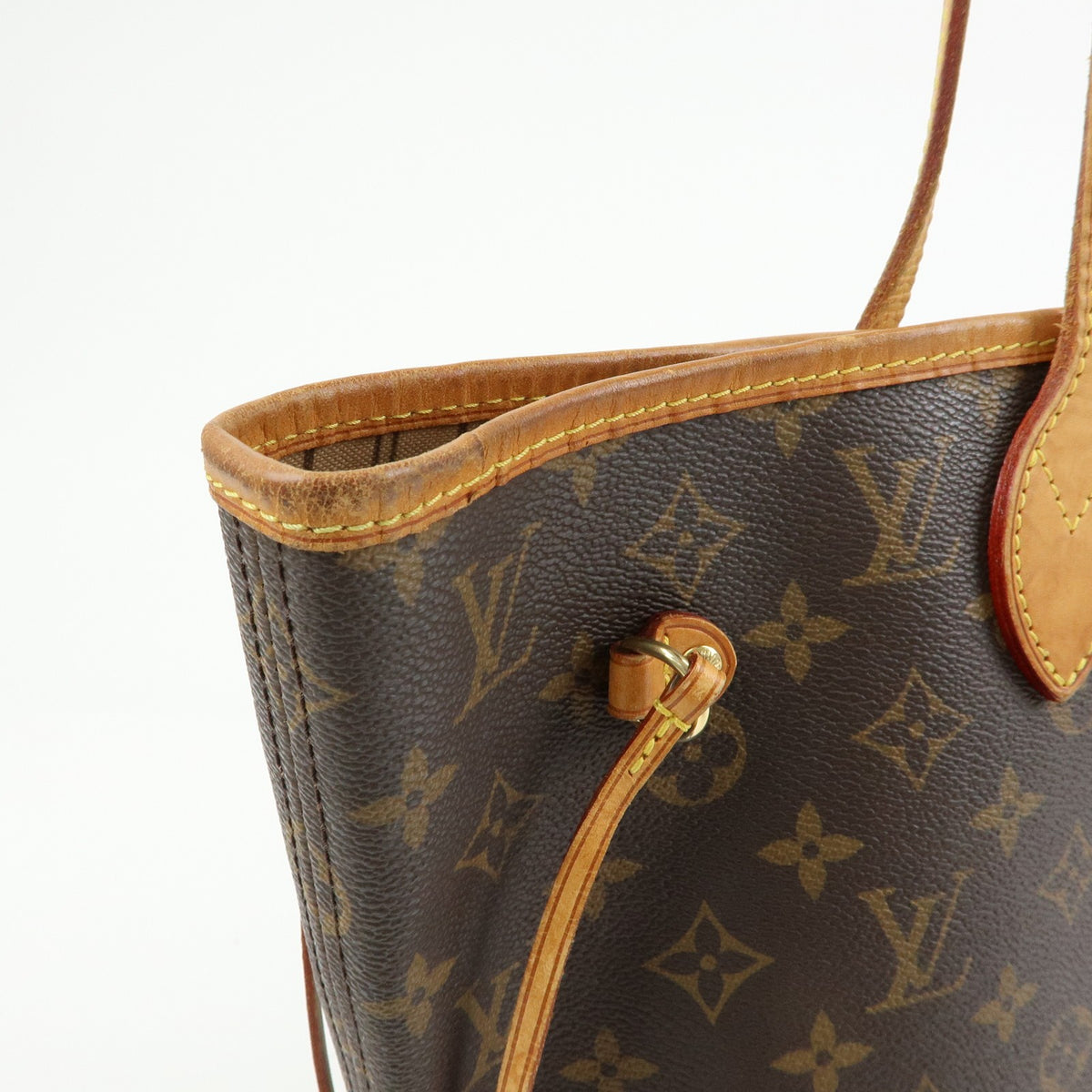 Louis Vuitton Neverfull Monogram Canvas Brown Canvas Tote Bag Bag (Pre-Owned)