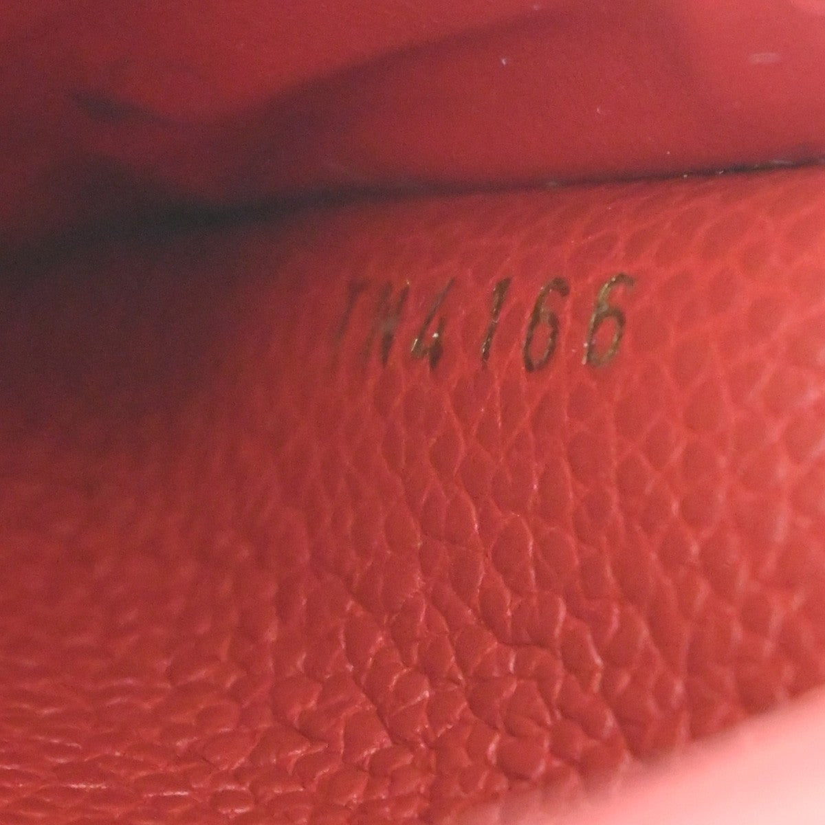 Louis Vuitton Pont Neuf Monogram Empreinte Leather Red Leather Wallets Accessory (Pre-Owned)