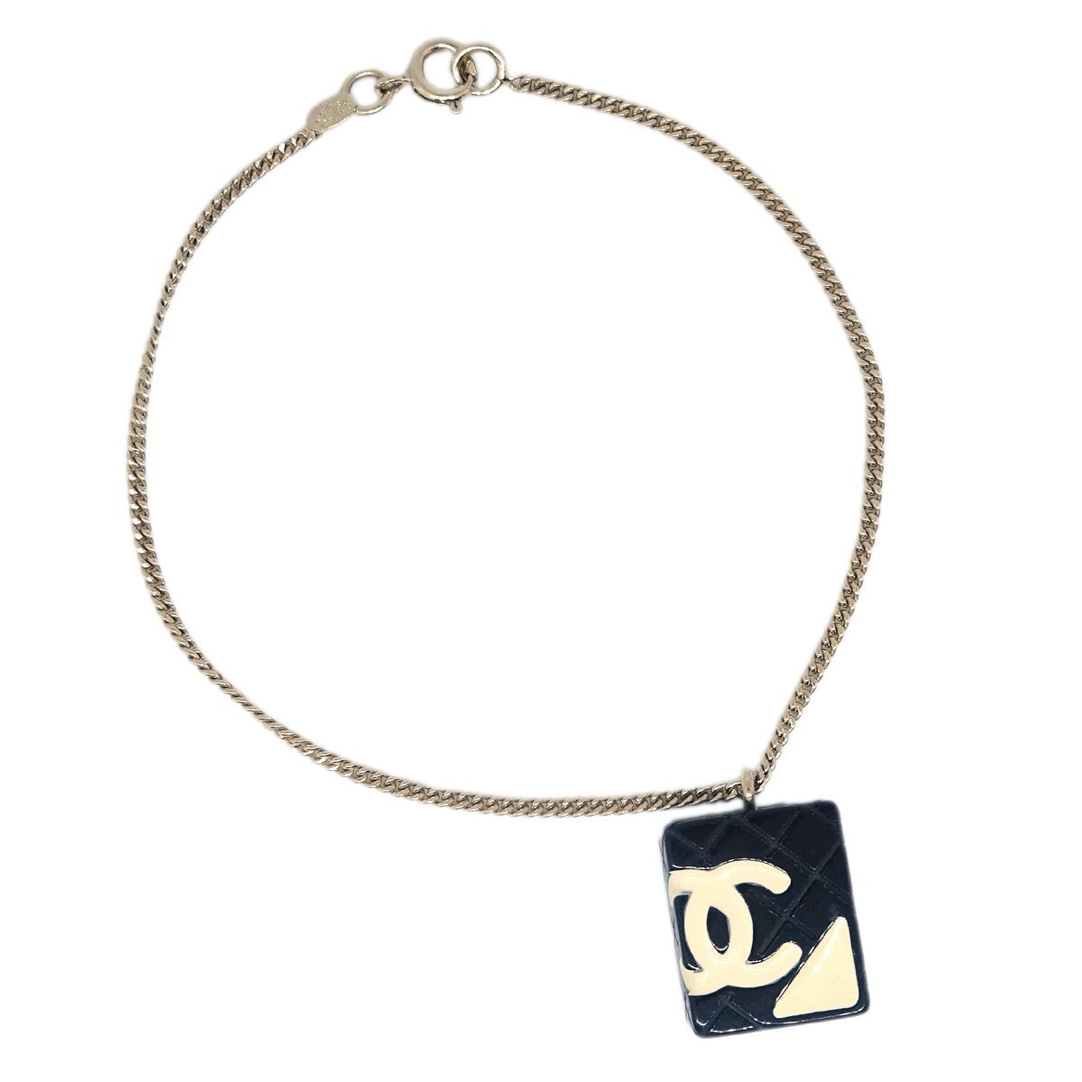 Chanel Vintage Rue Cambon Chain Charm Metal Gold Gold_Plated Bracelet Jewelry (Pre-Owned)