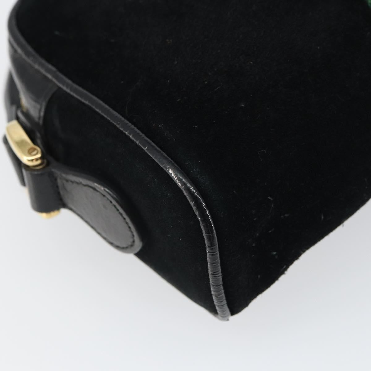 Gucci Ophidia Suede Black Suede Shoulder Bag Bag (Pre-Owned)