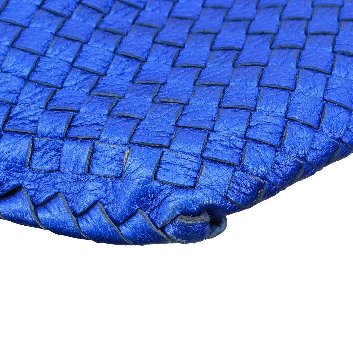 Bottega Veneta Intrecciato Handbag Intrecciato Metallic Leather Handbag (Pre-Owned)