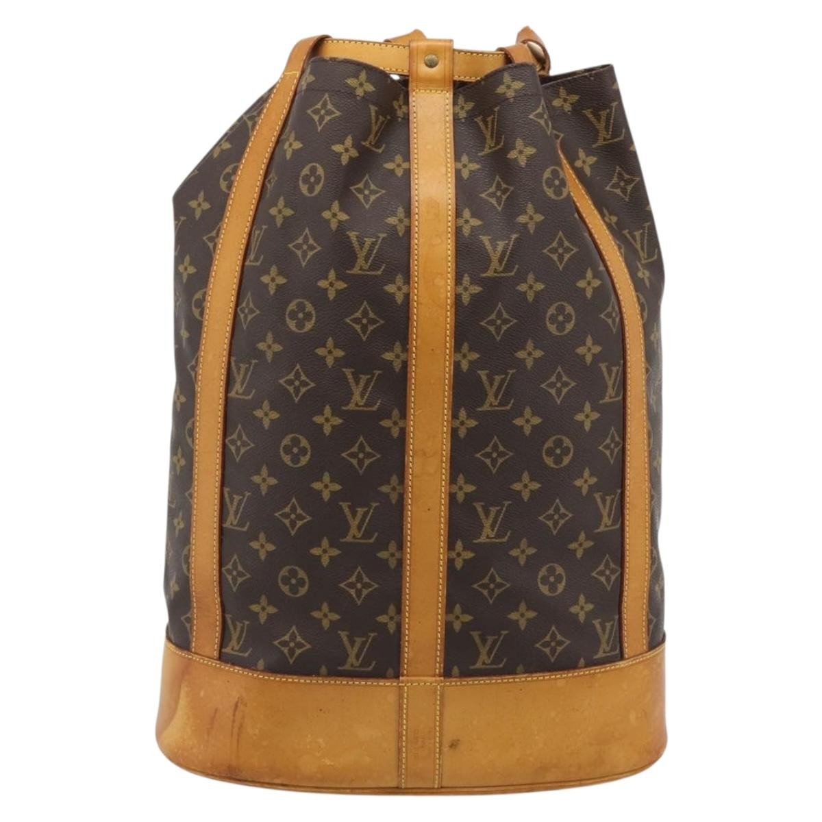 Louis Vuitton Randonnee Monogram Canvas Brown Canvas Shoulder Bag Bag (Pre-Owned)
