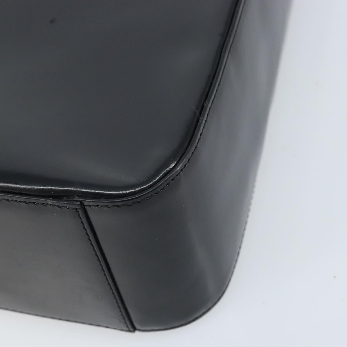 Celine Vintage Leather Black Leather Shoulder Bag Bag (Pre-Owned)