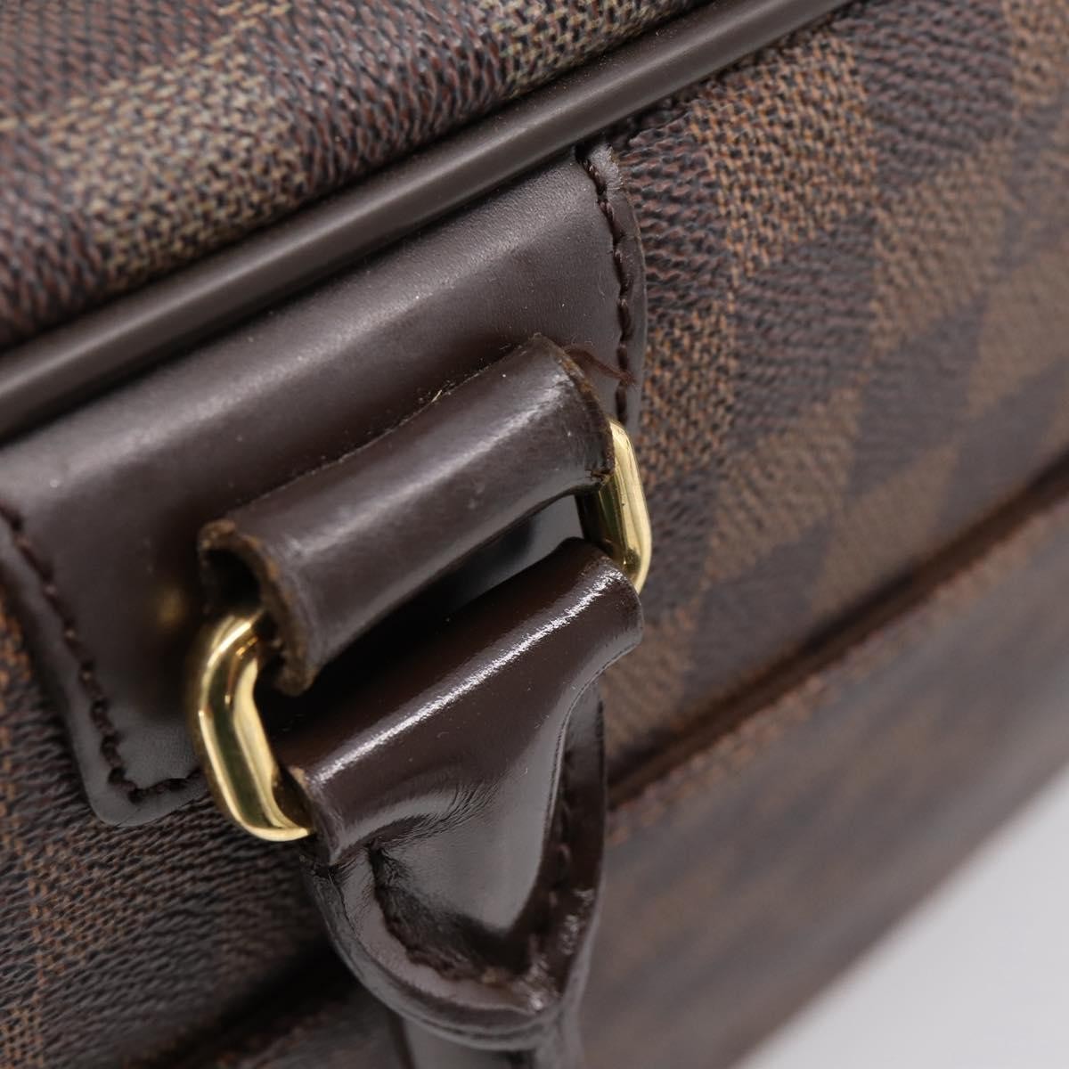 Louis Vuitton Icare Laptop Damier Ebene Brown Canvas Briefcase Bag (Pre-Owned)