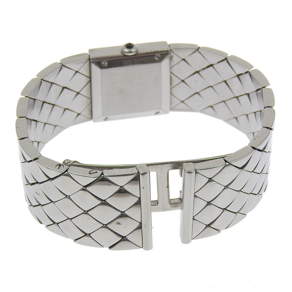 Chanel Matelasse Quartz Stainless Steel With Diamond Bezel Watch (Pre-Owned)