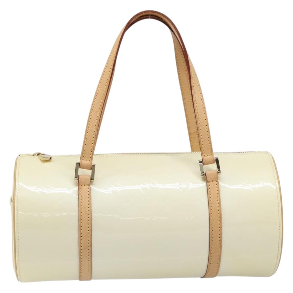 Louis Vuitton Bedford Monogram Vernis Beige Patent_Leather Handbag (Pre-Owned)