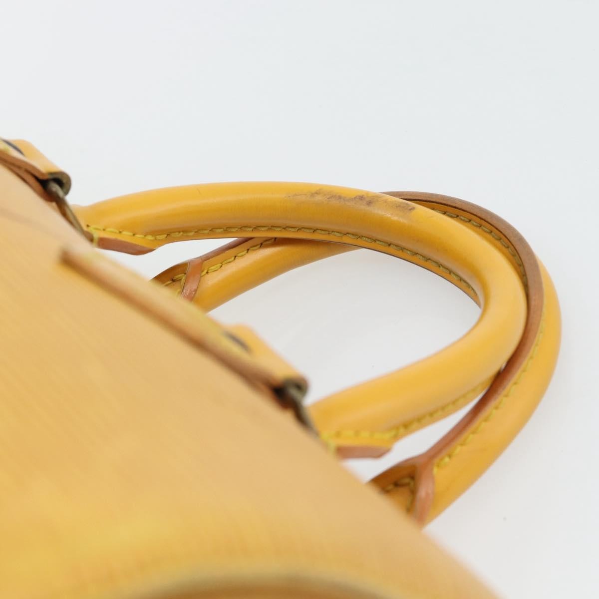 Louis Vuitton Speedy Epi Leather Yellow Leather Handbag (Pre-Owned)