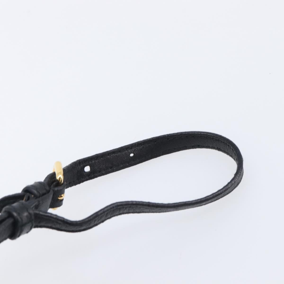 Prada Bow Wristlet Tessuto Black Nylon Clutche & Pouche Bag (Pre-Owned)