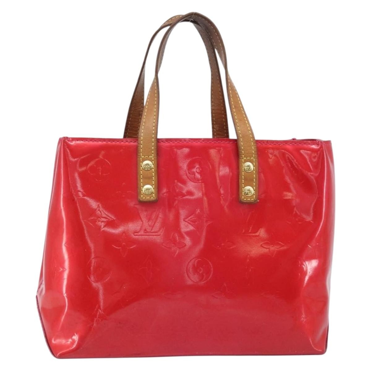 Louis Vuitton Reade Monogram Vernis Pink Patent_Leather Handbag (Pre-Owned)
