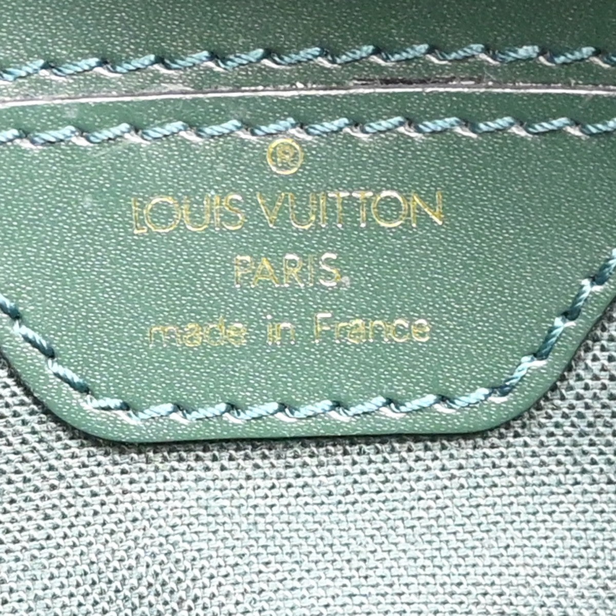 Louis Vuitton Reporter Taiga Leather Green Leather Shoulder Bag Bag (Pre-Owned)