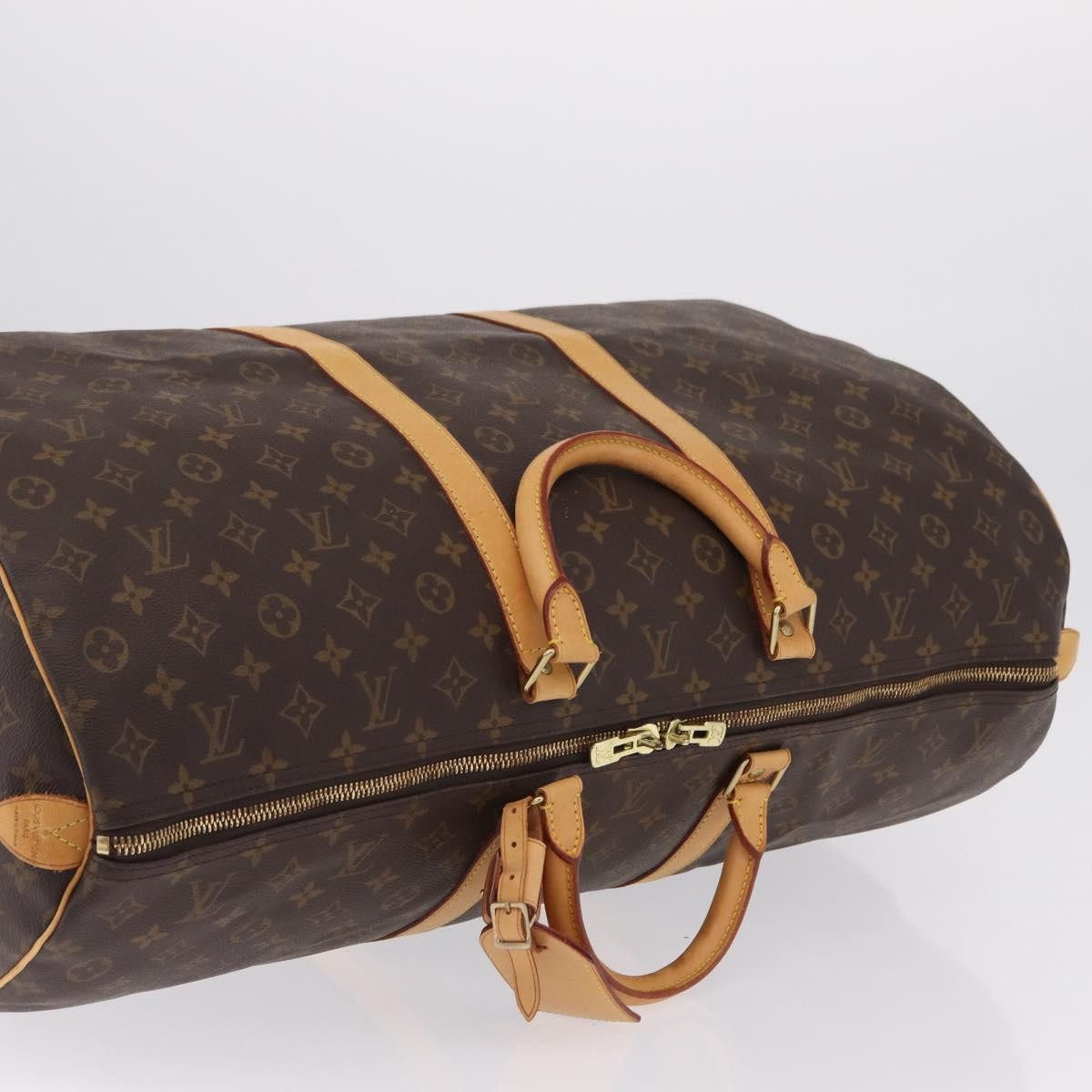 Louis Vuitton Keepall Monogram Canvas Brown Canvas Travel Bag Bag (Pre-Owned)
