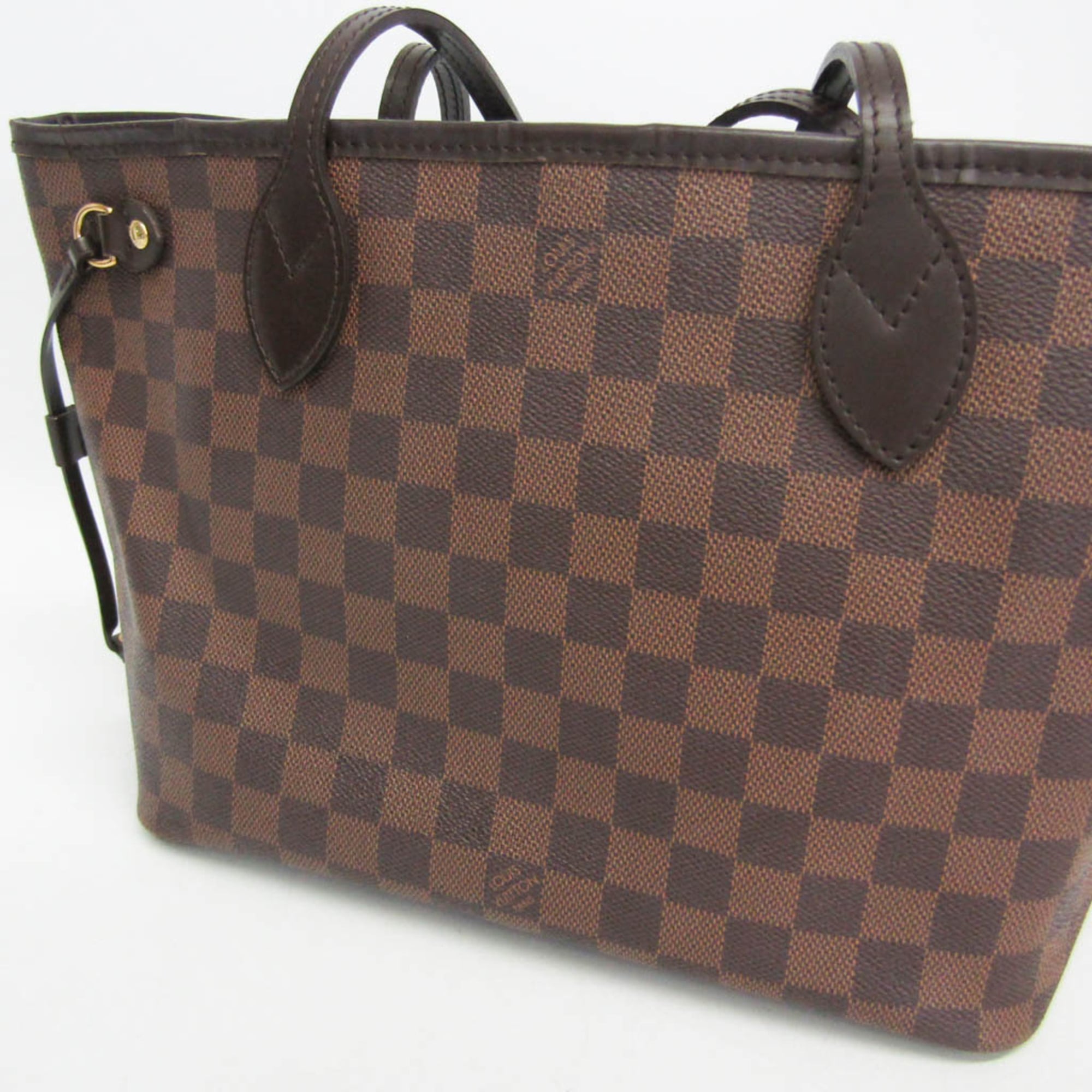 Louis Vuitton Neverfull Damier Brown Canvas Tote Bag Bag (Pre-Owned)