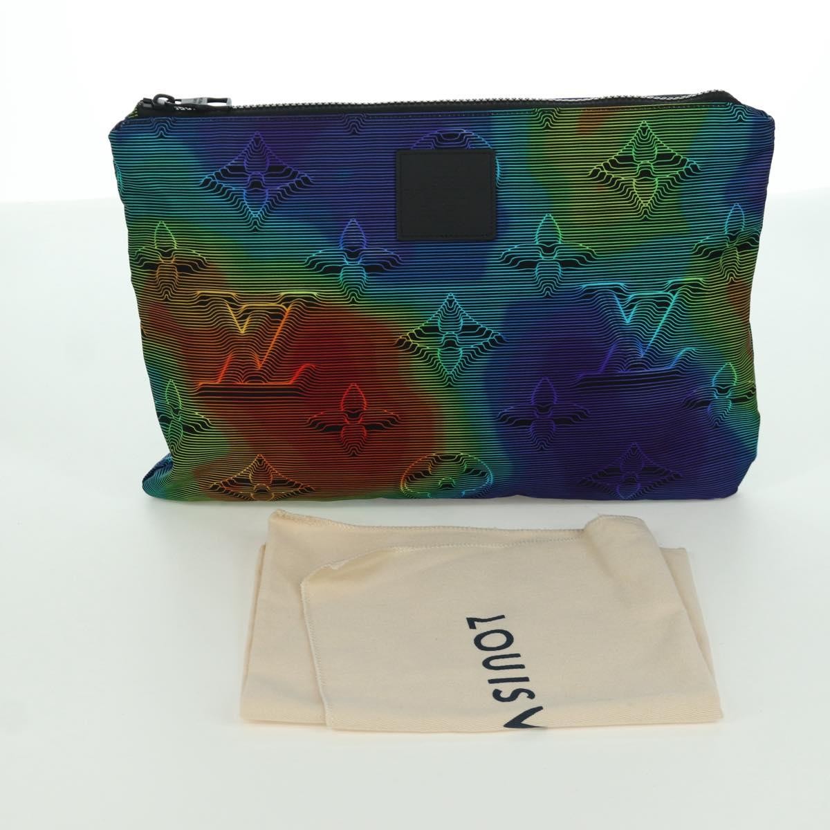 Louis Vuitton Reversible Limited Edition 2054 Monogram Textile Multicolour Nylon Clutche & Pouche Bag (Pre-Owned)