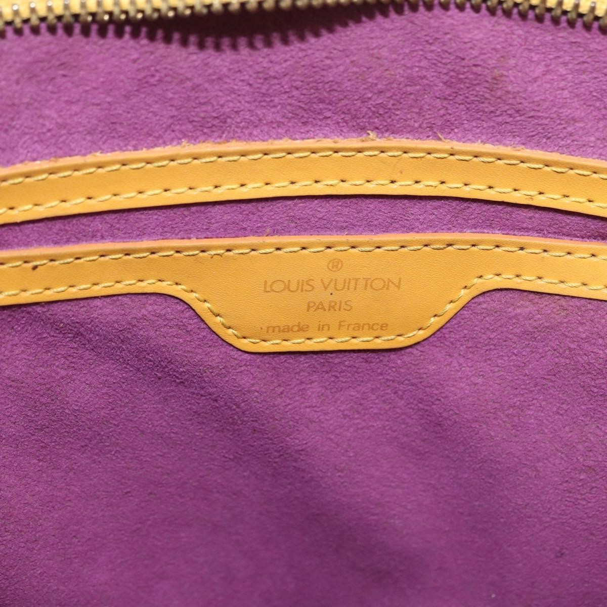 Louis Vuitton Saint Jacques Epi Yellow Leather Handbag (Pre-Owned)