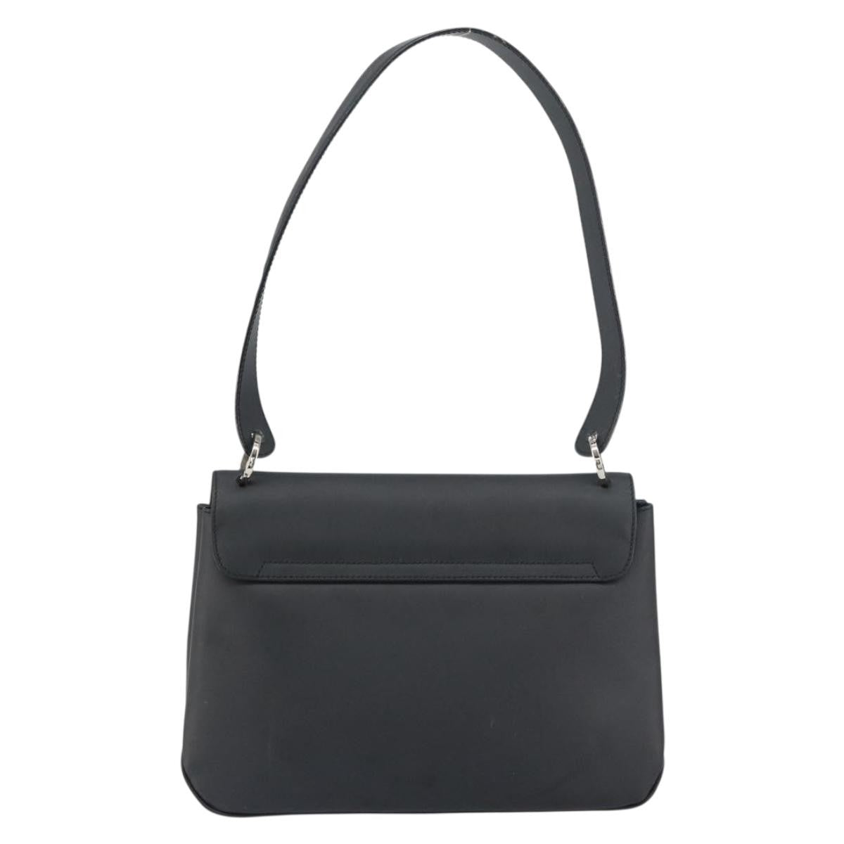 Salvatore Ferragamo Vala Leather Black Patent_Leather Shoulder Bag Bag (Pre-Owned)