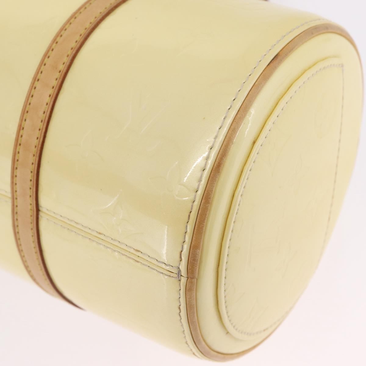 Louis Vuitton Bedford Monogram Vernis Beige Patent_Leather Handbag (Pre-Owned)