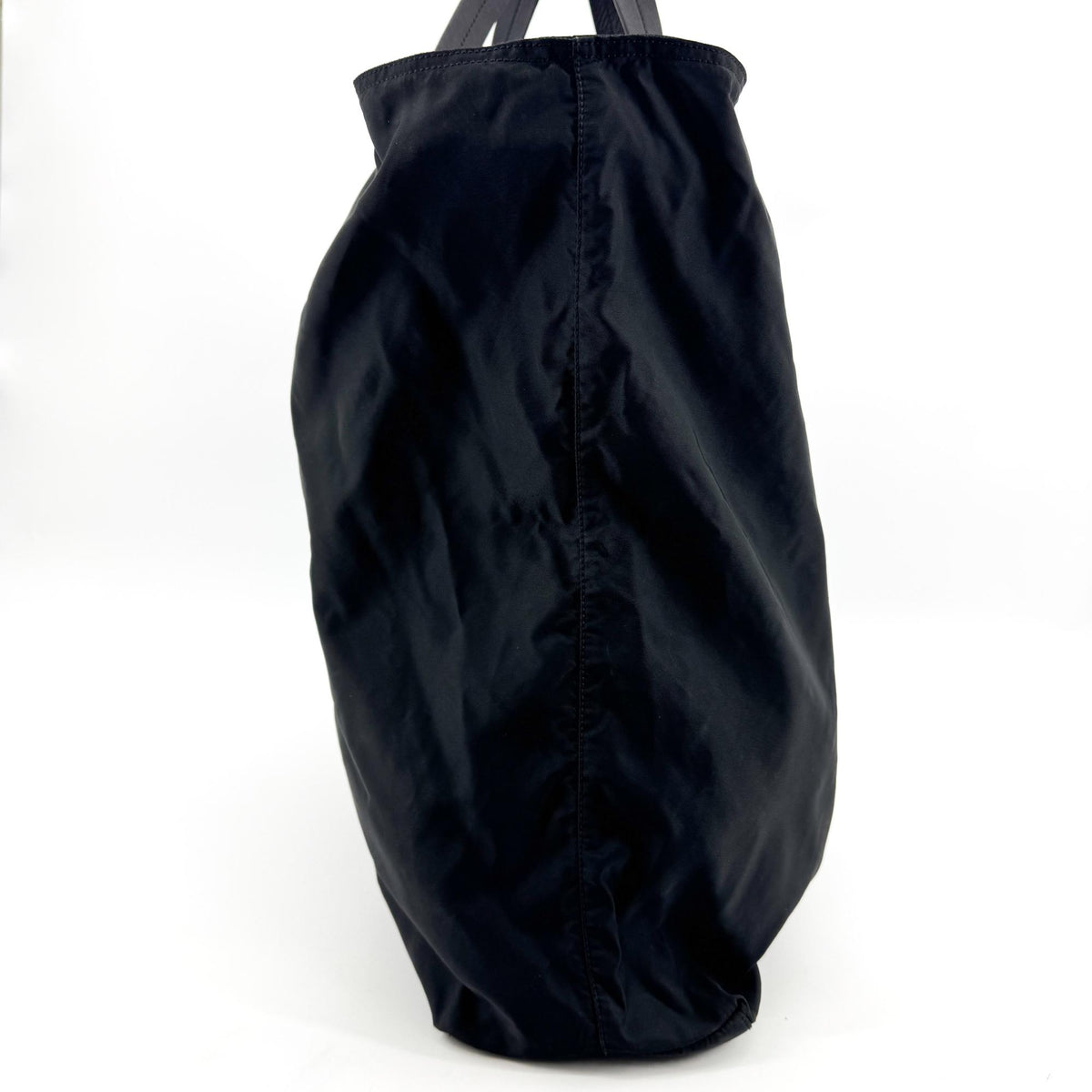 Prada Open Tote Tessuto Black Nylon Handbag (Pre-Owned)