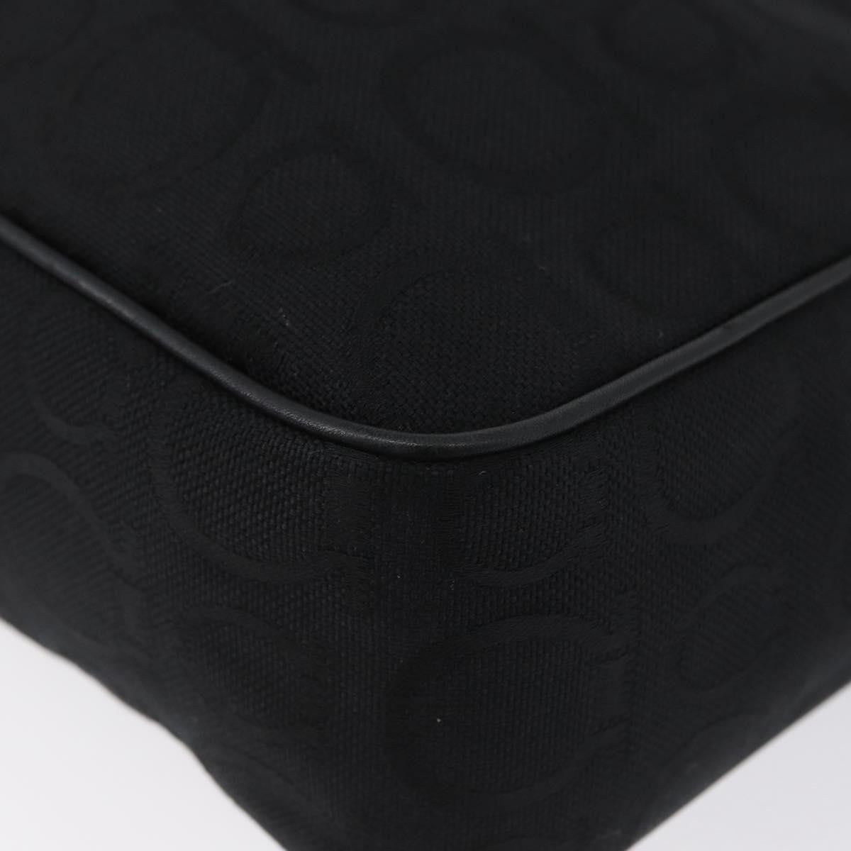 Salvatore Ferragamo Vintage Canvas Black Canvas Tote Bag Bag (Pre-Owned)