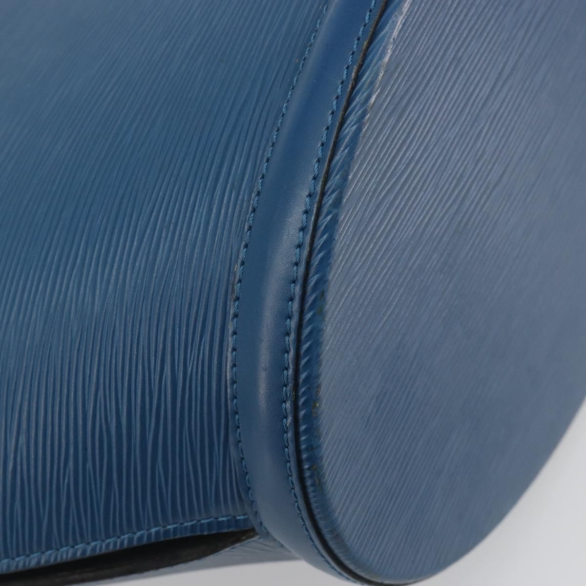 Louis Vuitton Saint Jacques Epi Blue Leather Shoulder Bag Bag (Pre-Owned)